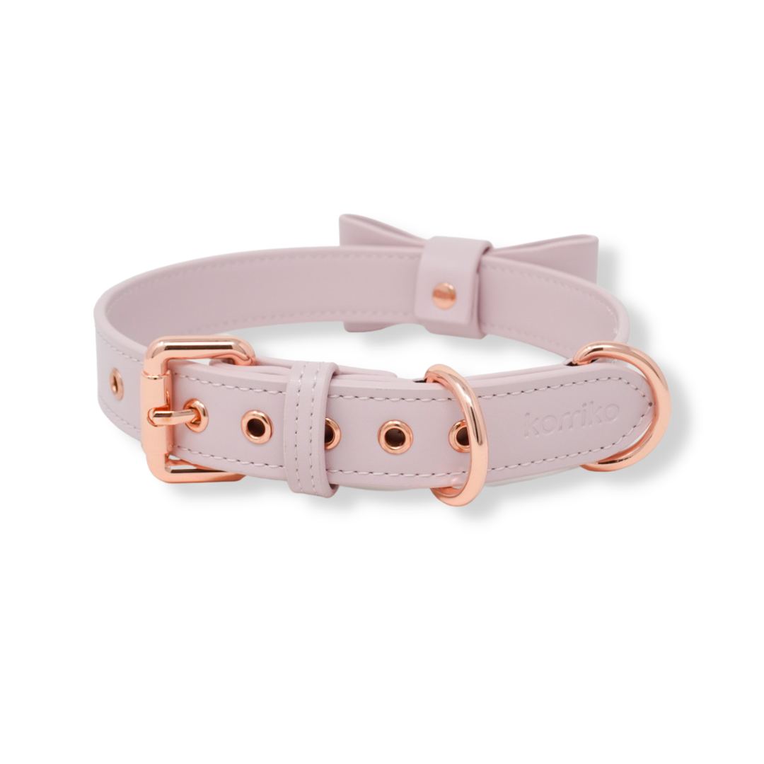 Signature Collar & Leash Set - Blush Pink (Final Sale)