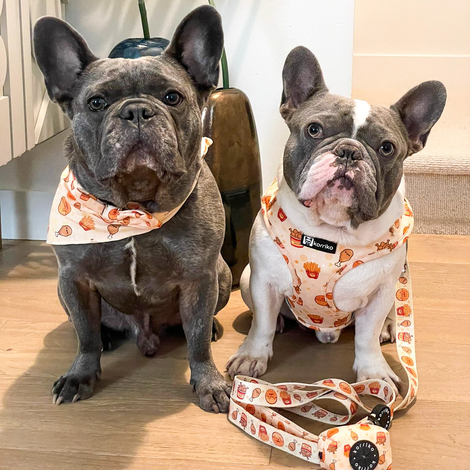 Adjustable Dog Harness - Chicken & Waffles (Final Sale)