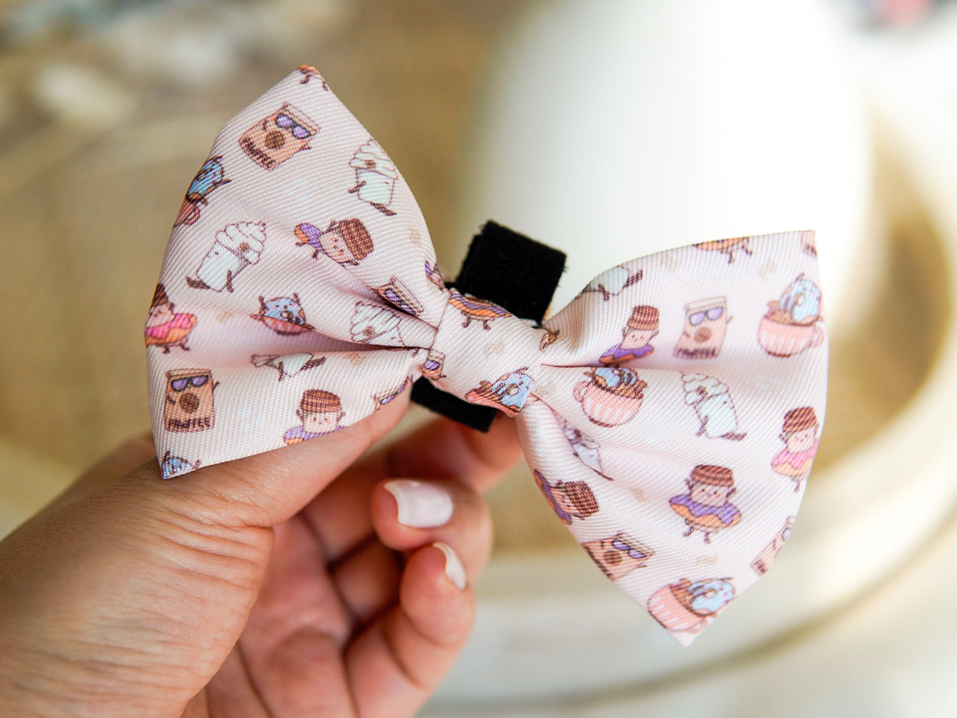 Dog Bow Tie - Coffee Break