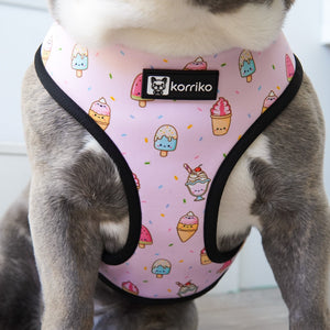 Cream dog shop harness