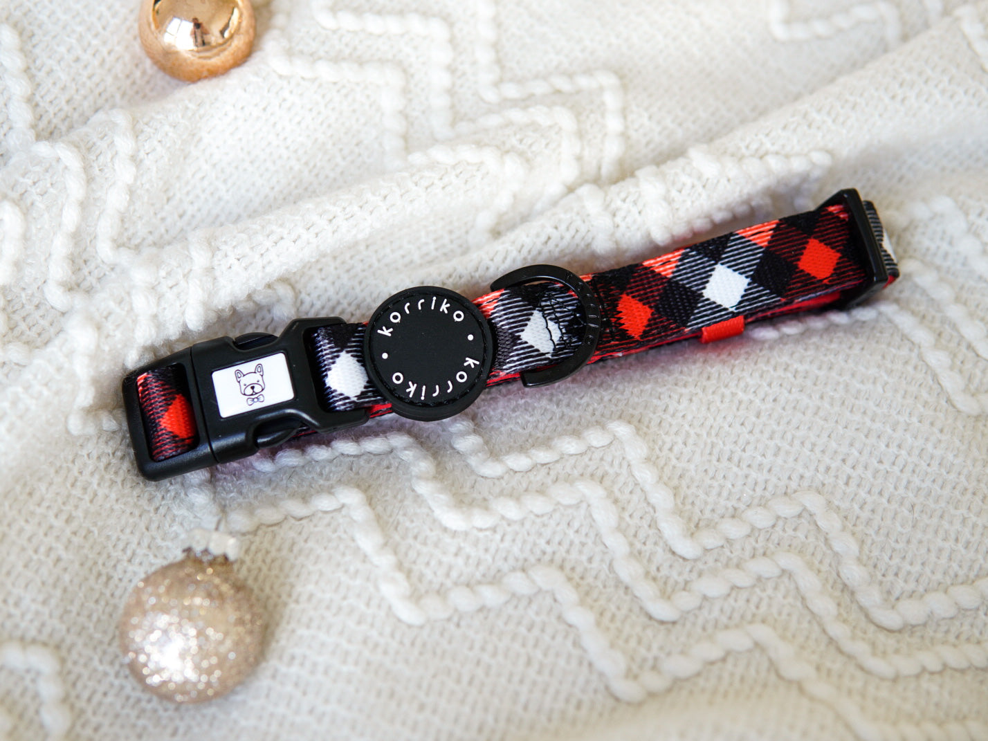 Dog Collar - Red Plaid